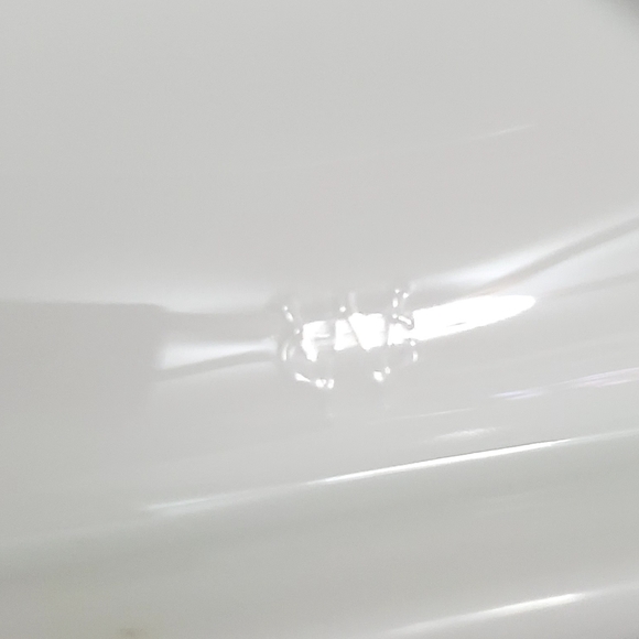 🎁2 Handpainted Paneled Grape White Milk Glass Beaded Single 1" Candlesticks - Picture 6 of 10